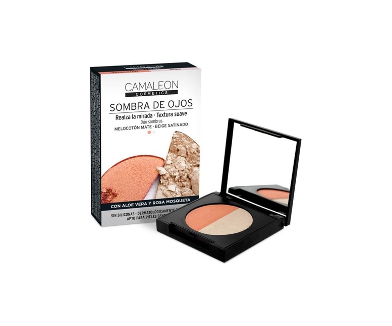 Sombra de ojos dúo melocotón-beige 2 unidades de 2.3g CAMALEON
