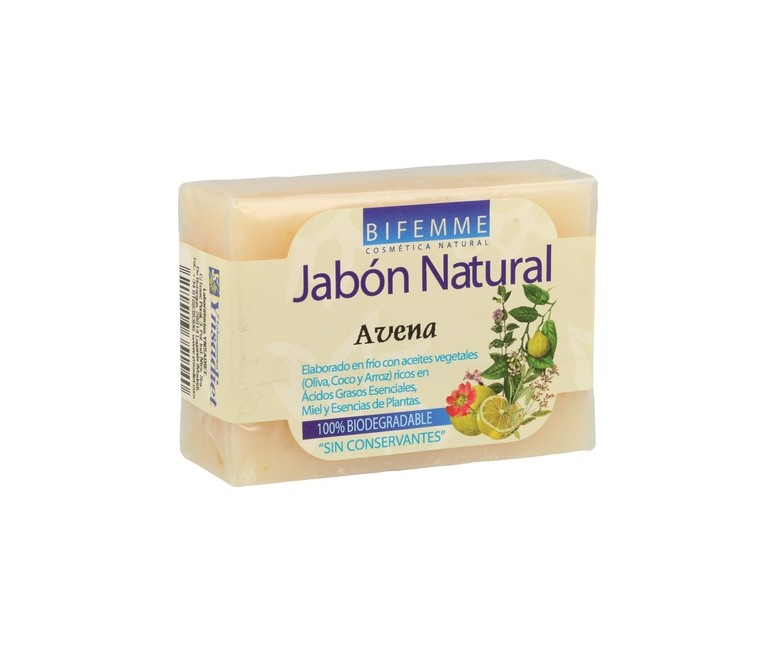 Jabón De Avena 100 g Bifemme