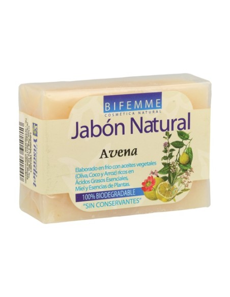 Jabón De Avena 100 g Bifemme