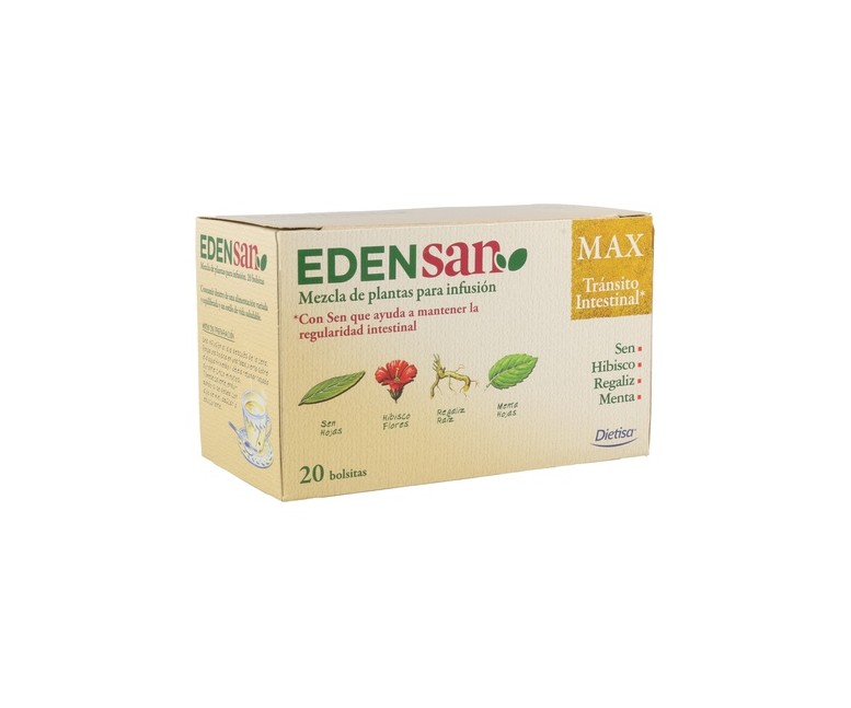 Edensan Max Laxante Infusiones 20 bolsitas infusoras Dietisa