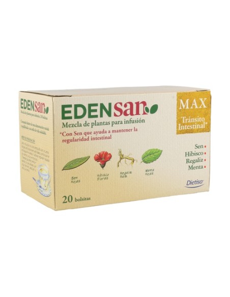 Edensan Max Laxante Infusiones 20 bolsitas infusoras Dietisa