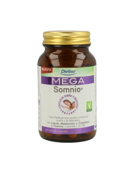 Mega Somnio 60 cápsulas vegetales Dietisa