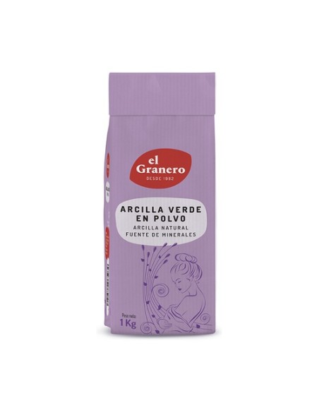 Arcilla Verde 1 kg El Granero Integral