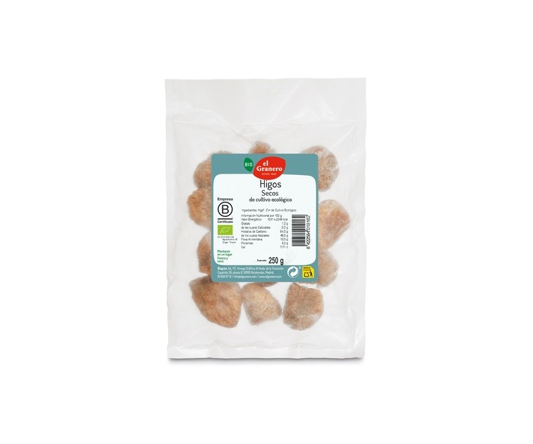 Higos Secos Bio 250 g El Granero Integral