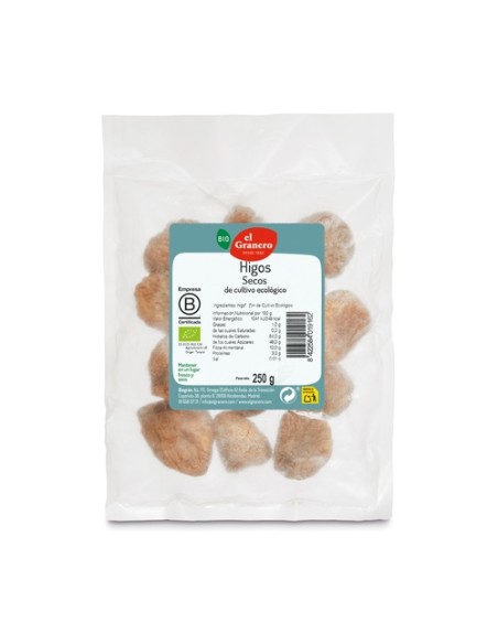 Higos Secos Bio 250 g El Granero Integral