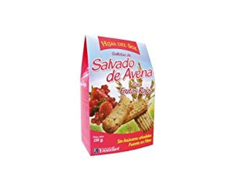 Galletas de Salvado de Avena (sabor frutos rojos) 250 g (Frutos rojos) Hijas del Sol