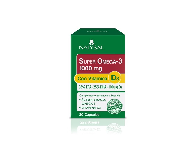 Super Omega 3 EPA-DHA 30 cápsulas Natysal
