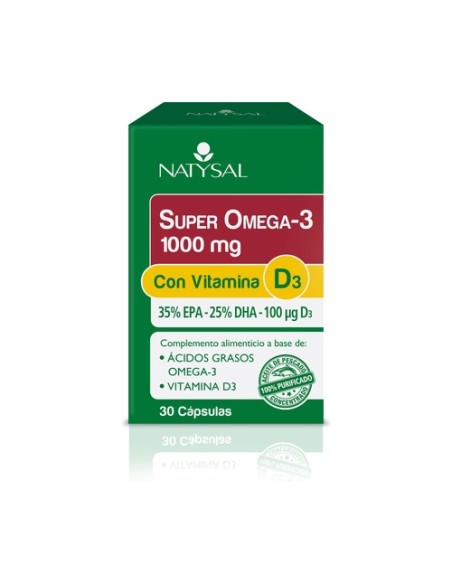 Super Omega 3 EPA-DHA 30 cápsulas Natysal