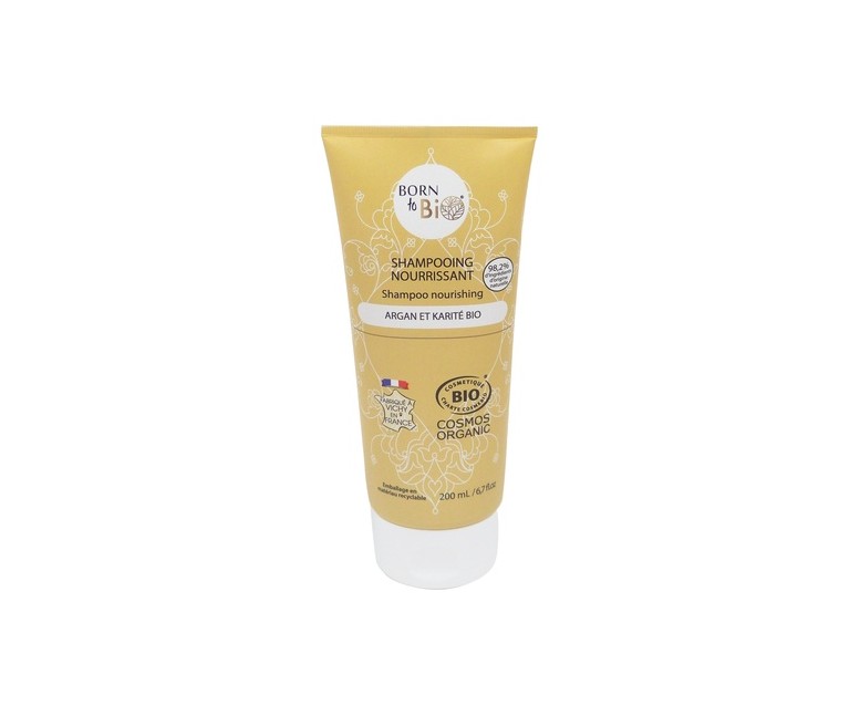 Champú nutritivo argán y karité Bio 200 ml de crema Born to bio