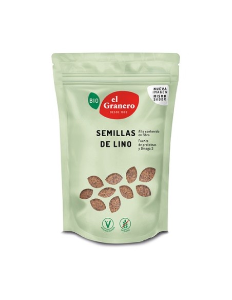 Semillas de lino bio 200 g El Granero Integral