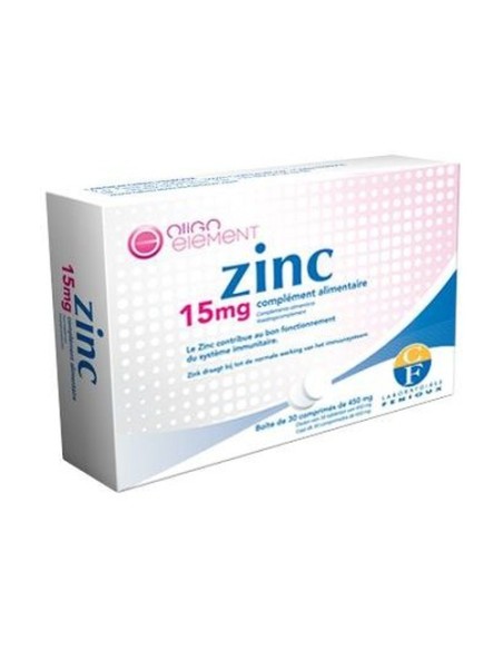 Zinc 15Mg 30 comprimidos Fenioux