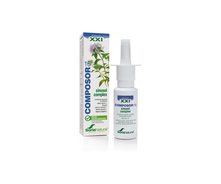Composor 16 - Sinusol Complex 25 ml Soria Natural