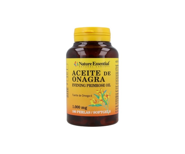 Aceite De Onagra (10%GLA) 100 perlas de 1000mg Nature Essential