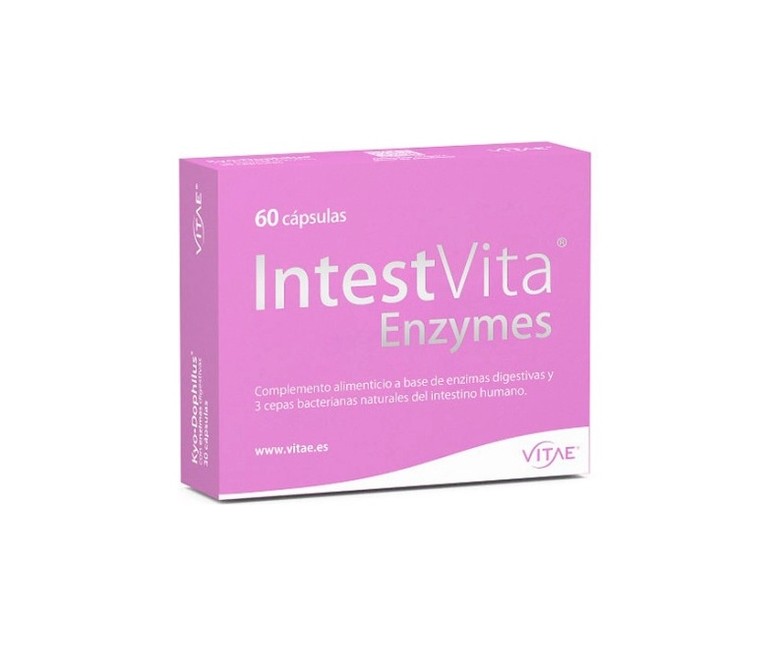 Intestvita enzimas digestivas 60 cápsulas Vitae