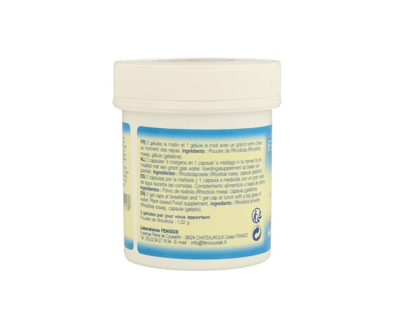 Rhodiola 90 cápsulas de 340mg Fenioux