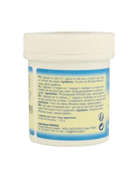 Rhodiola 90 cápsulas de 340mg Fenioux