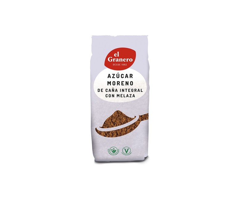 Azúcar Moreno con Melaza 500 g El Granero Integral