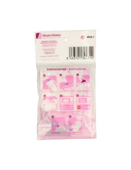 Bolsa Esterilizadora para Microondas de 20 Usos 1 unidad Irisana