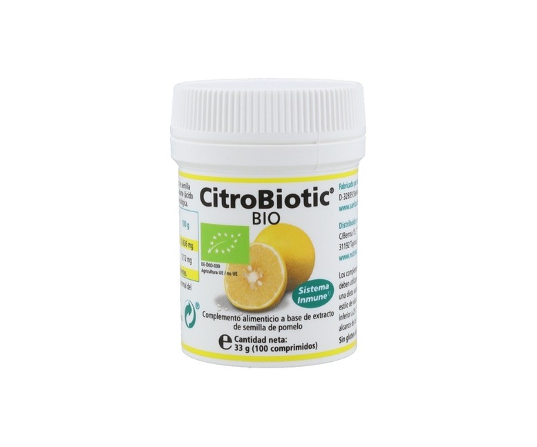 Citrobiotic (Extracto de Semilla Pomelo) 100 comprimidos Sanitas