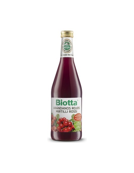 Pack Biotta arándanos rojos plus 6 unidades de 500 ml Biotta