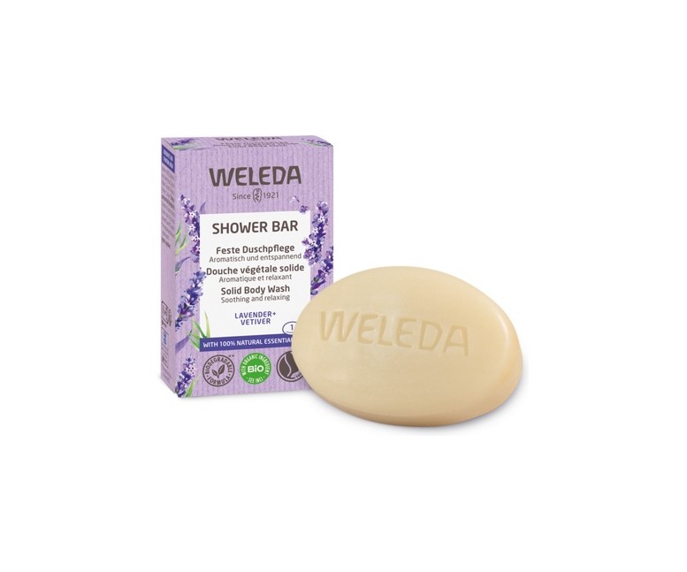 Jabón ducha sólido lavanda 75 g (Lavanda) Weleda