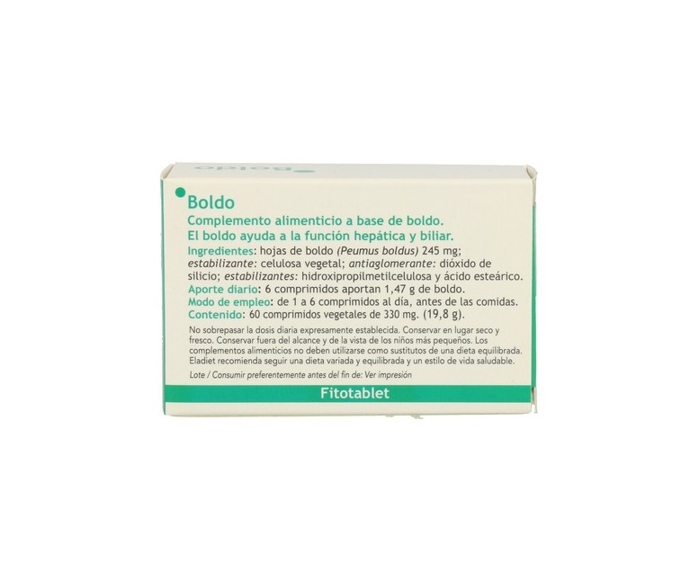 Boldo 60 comprimidos Eladiet