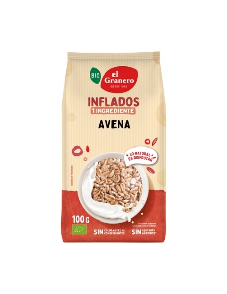 Avena Hinchada Bio 100 g El Granero Integral