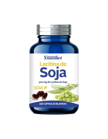 Lecitina de Soja 250 perlas de 500mg Hijas del Sol