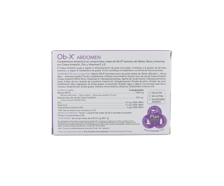 Triestop Ob-X Abdomen 60 comprimidos Eladiet