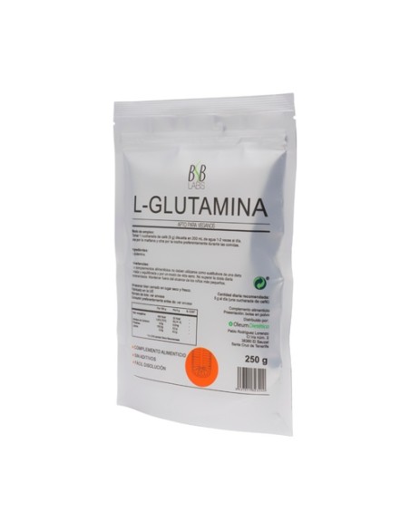 L-glutamina vegana 250 g de polvo BSB Labs