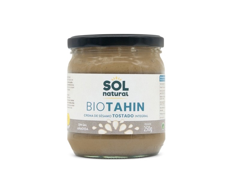Tahín tostado Bio 250 g Sol Natural