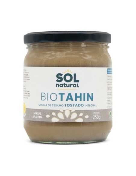 Tahín tostado Bio 250 g Sol Natural