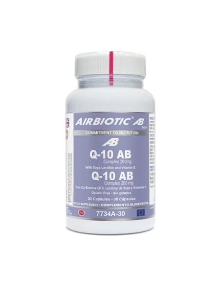 Q10 AB Complex 30 cápsulas de 200mg Airbiotic