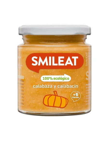 Tarrito de Calabaza y Calabacín 6m+ 230 g Smileat