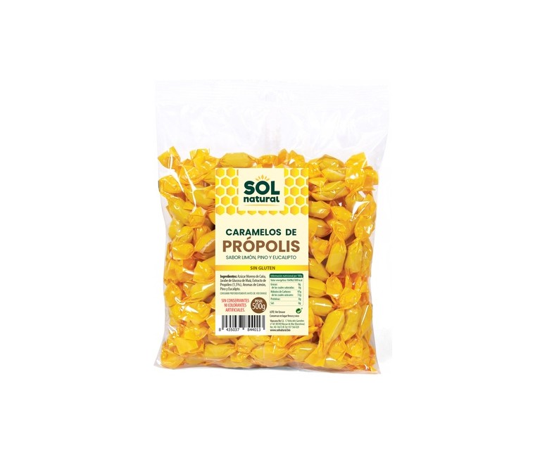 Caramelos de própolis grande 500 g Sol Natural
