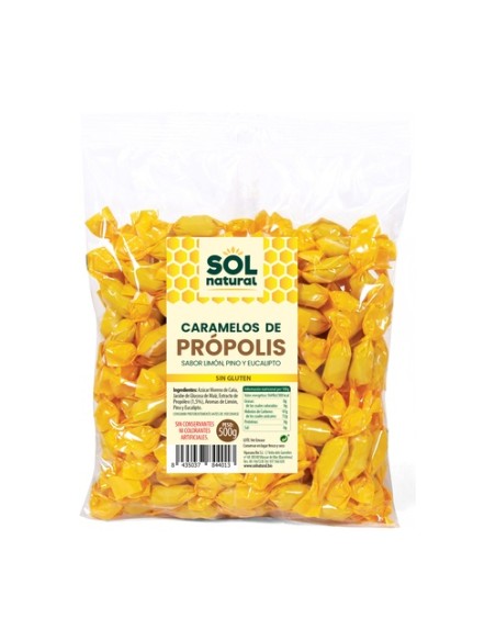 Caramelos de própolis grande 500 g Sol Natural