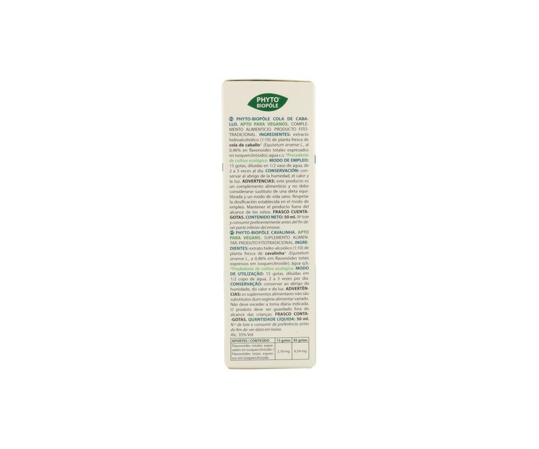 Phytobiopole Cola de Caballo (Retención de Líquidos) 50 ml Intersa