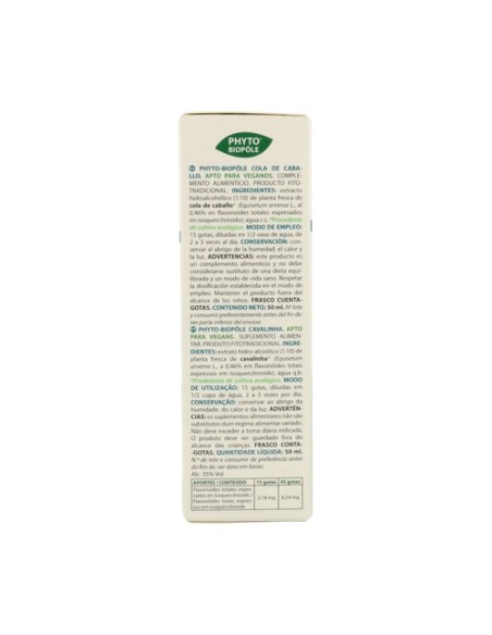 Phytobiopole Cola de Caballo (Retención de Líquidos) 50 ml Intersa