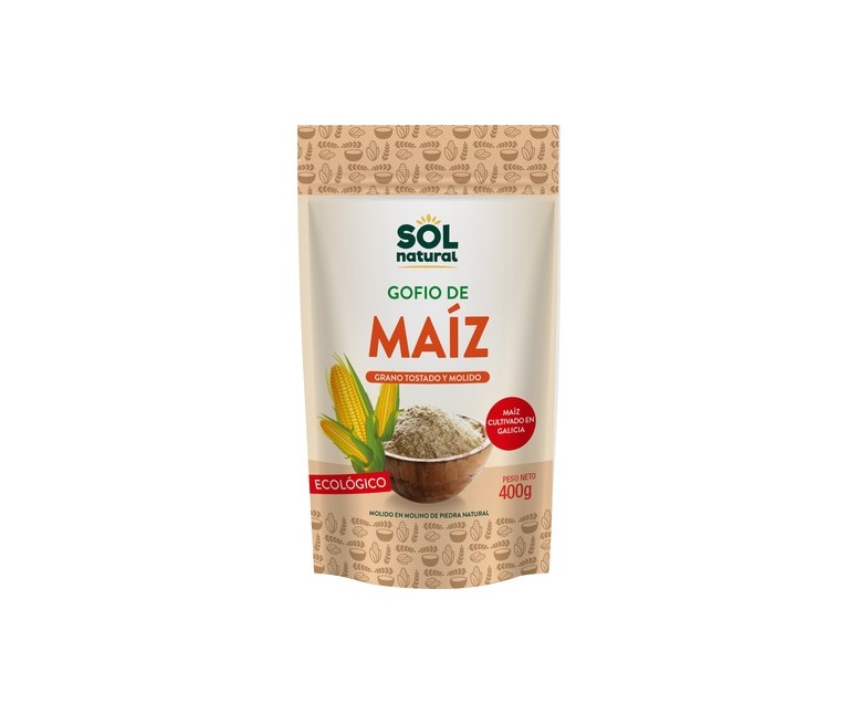 Gofio de maíz integral Bio 400 g Sol Natural
