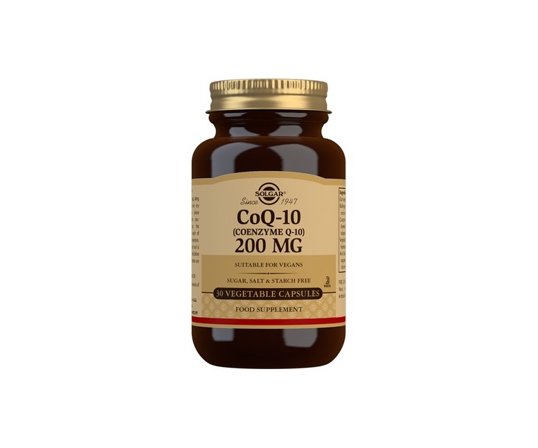 Coenzima CoQ10 200mg (vegan) 30 cápsulas vegetales (200mg) Solgar