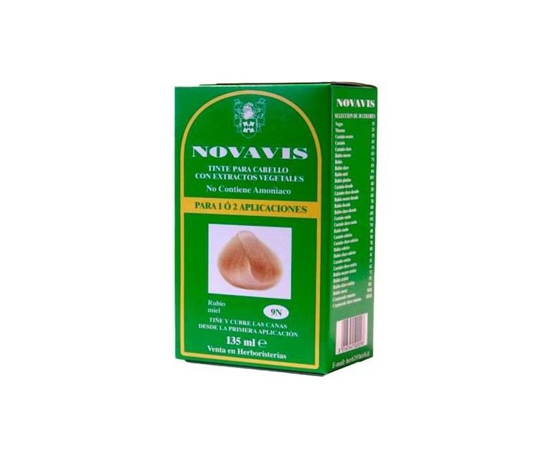 Tinte 9N Rubio Miel 1 unidad Novavis