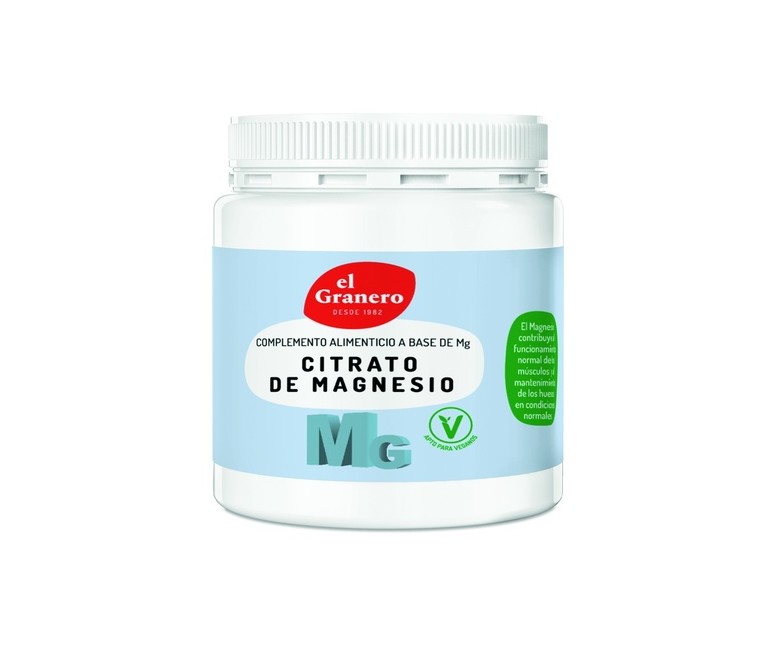 Citrato de magnesio 250 g de polvo El Granero Integral