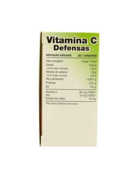 Vitamina C, Melisa y Zinc 24 comprimidos Vallesol