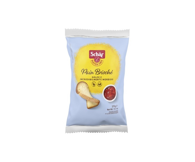 Pan brioche sin gluten 370 g Schär