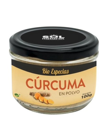 Cúrcuma en polvo Bio 100 g Sol Natural