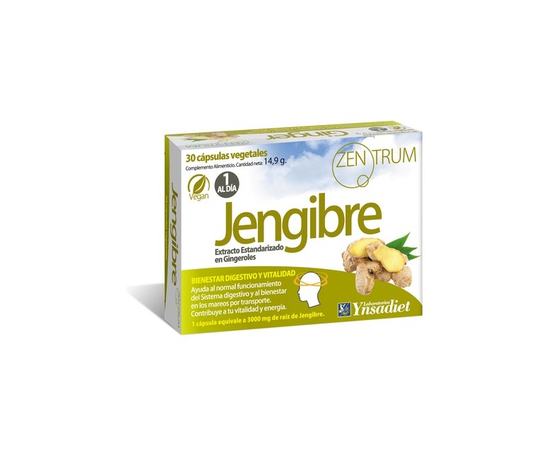 Jengibre 30 cápsulas vegetales Zentrum