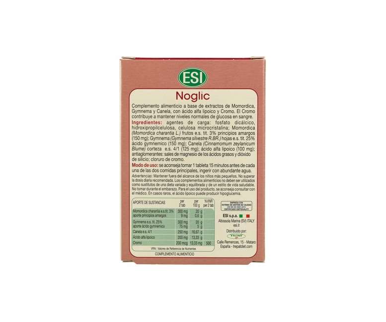Noglic 30 comprimidos ESI