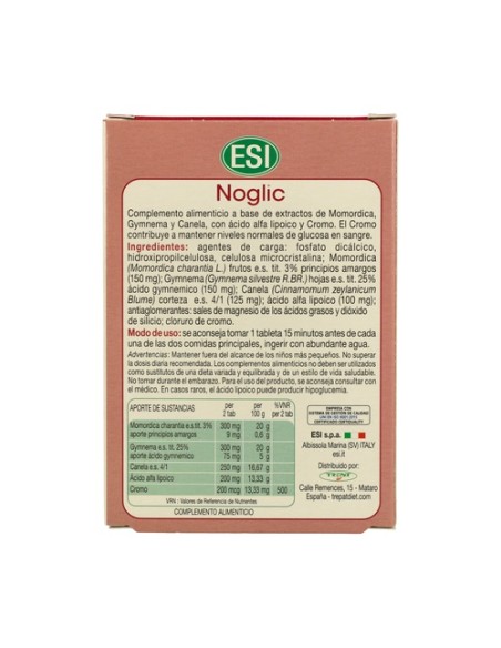 Noglic 30 comprimidos ESI