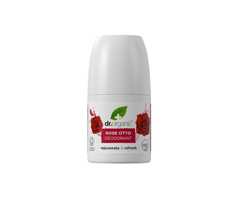 Desodorante Organico de rosa damascena 50 ml Dr. Organic