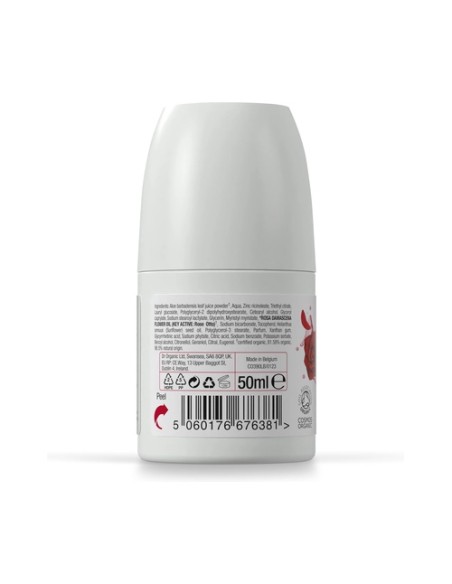 Desodorante Organico de rosa damascena 50 ml Dr. Organic